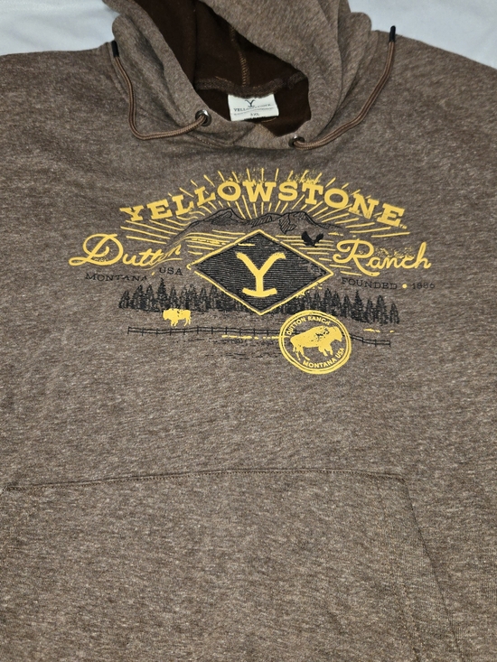 Other - Dutton Ranch Brown Hoodie Sweater - Men's